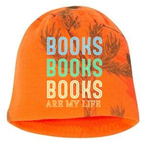 Books Are My Life Book Quotes Essential Kati - Camo Knit Beanie