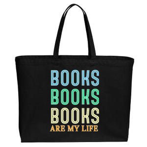 Books Are My Life Book Quotes Essential Cotton Canvas Jumbo Tote