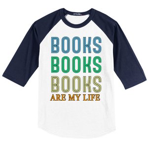 Books Are My Life Book Quotes Essential Baseball Sleeve Shirt