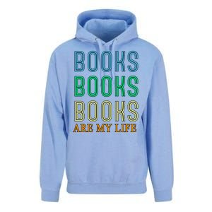 Books Are My Life Book Quotes Essential Unisex Surf Hoodie