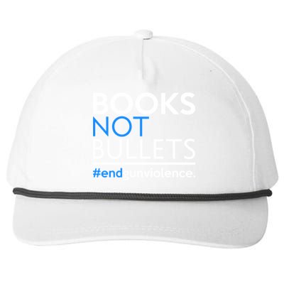 Books Not Bullets Snapback Five-Panel Rope Hat