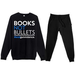 Books Not Bullets Premium Crewneck Sweatsuit Set