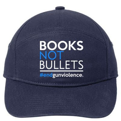 Books Not Bullets 7-Panel Snapback Hat