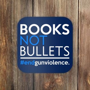 Books Not Bullets Coaster