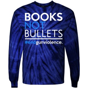 Books Not Bullets Tie-Dye Long Sleeve Shirt