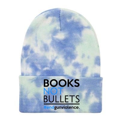 Books Not Bullets Tie Dye 12in Knit Beanie