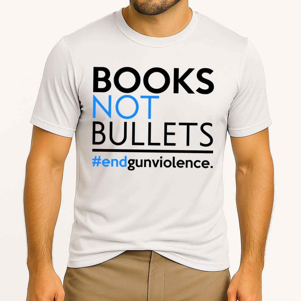 Books Not Bullets Performance Shirt