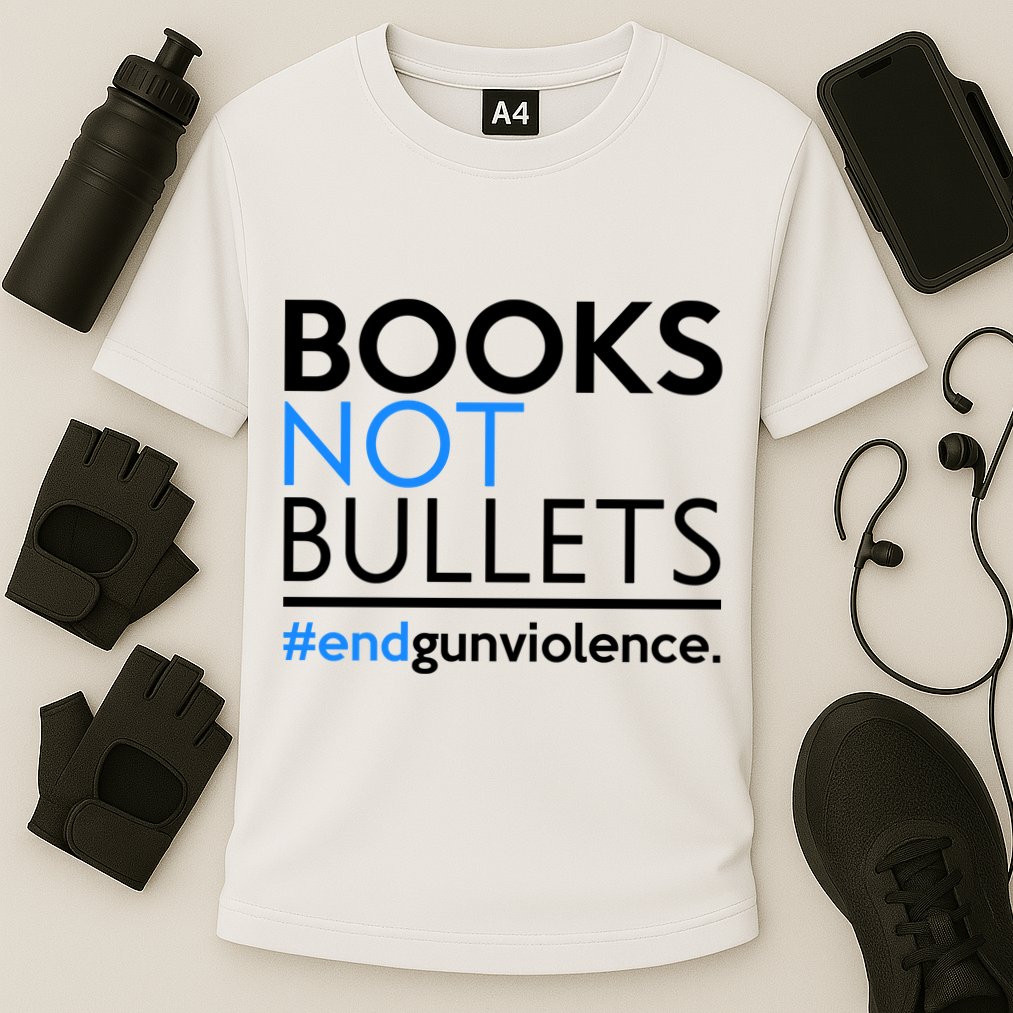 Books Not Bullets Performance Shirt