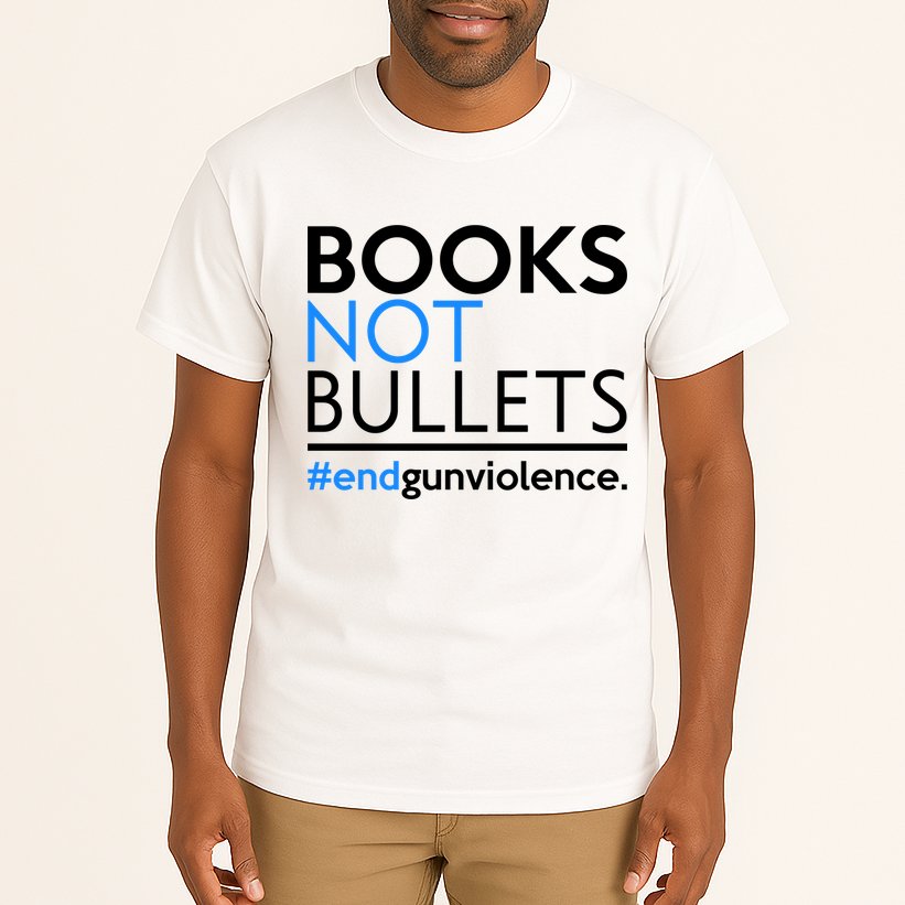 Books Not Bullets Tall T-Shirt