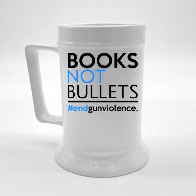 Books Not Bullets Beer Stein