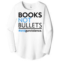 Books Not Bullets Women's Perfect Tri Tunic Long Sleeve Shirt