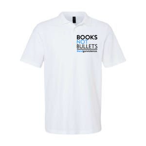 Books Not Bullets Softstyle Adult Sport Polo