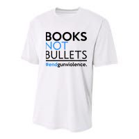Books Not Bullets Youth Performance Sprint T-Shirt