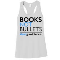 Books Not Bullets Women's Racerback Tank