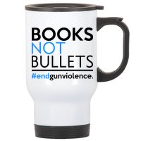 Books Not Bullets Stainless Steel Travel Mug