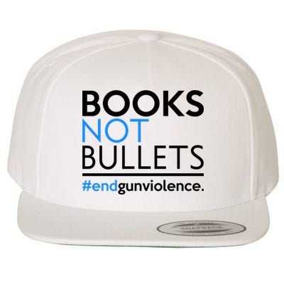 Books Not Bullets Wool Snapback Cap