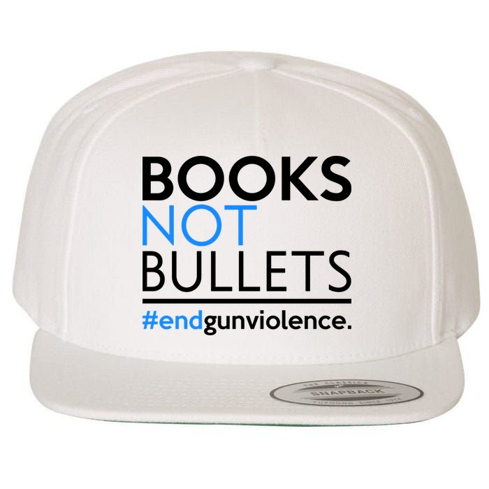 Books Not Bullets Wool Snapback Cap