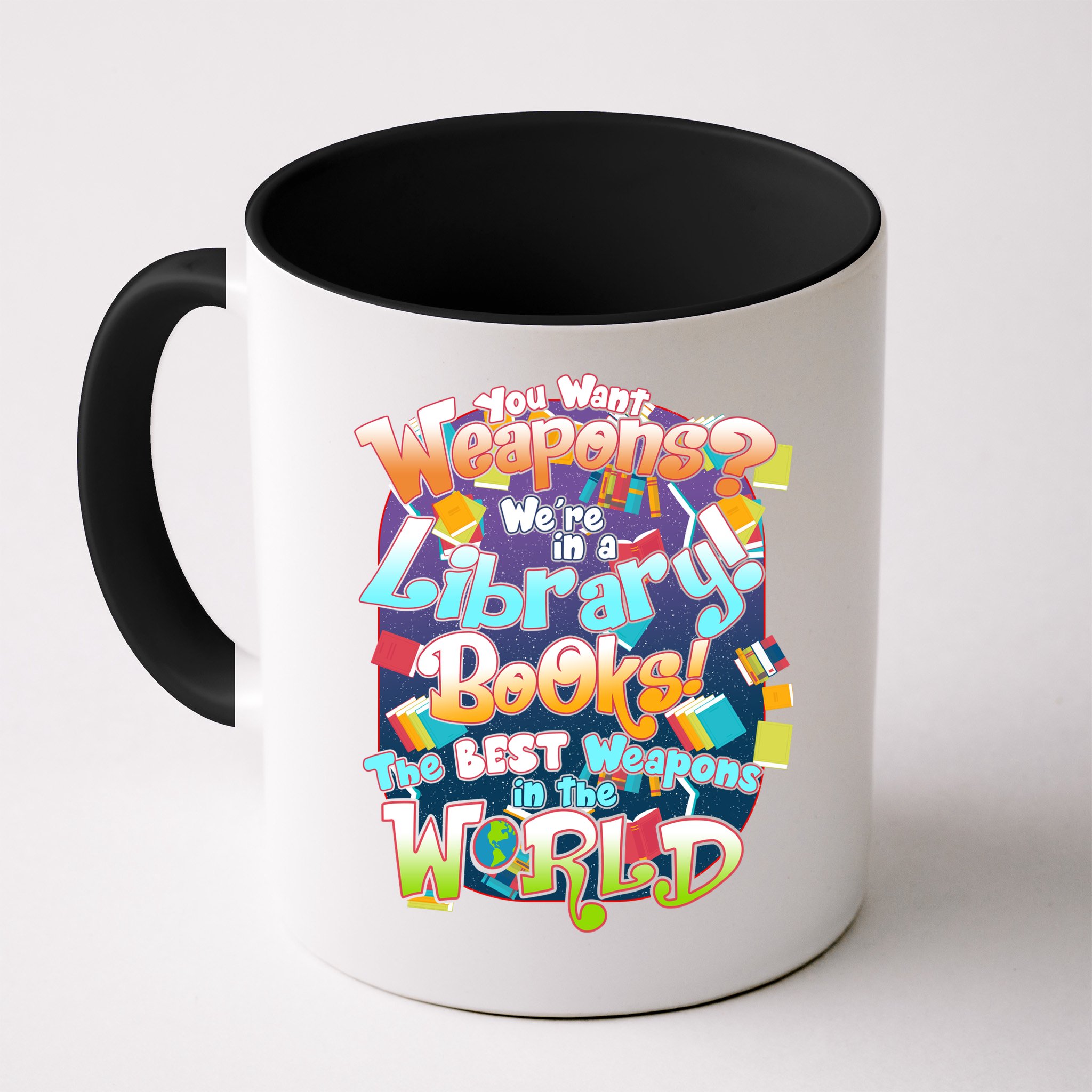 Books The Best Weapons In The  World Mug