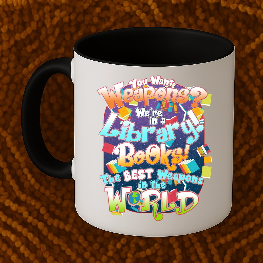 Books The Best Weapons In The  World Mug