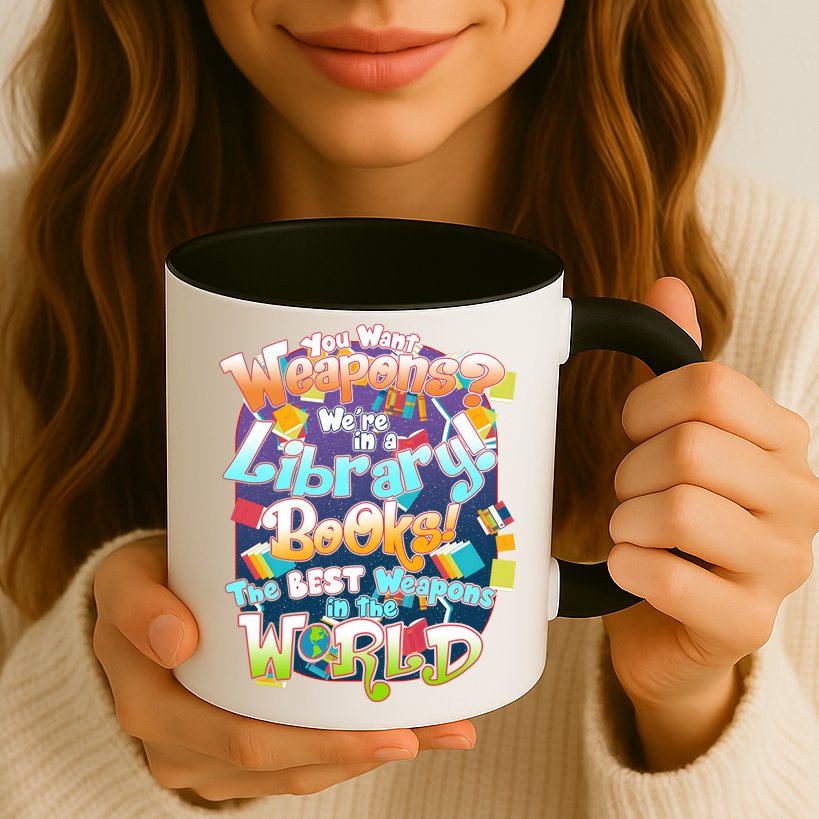 Books The Best Weapons In The  World Mug