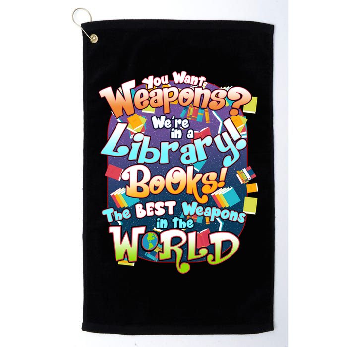 Books The Best Weapons In The  World Golf Towel