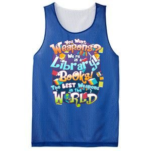 Books The Best Weapons In The  World Mesh Reversible Basketball Jersey Tank