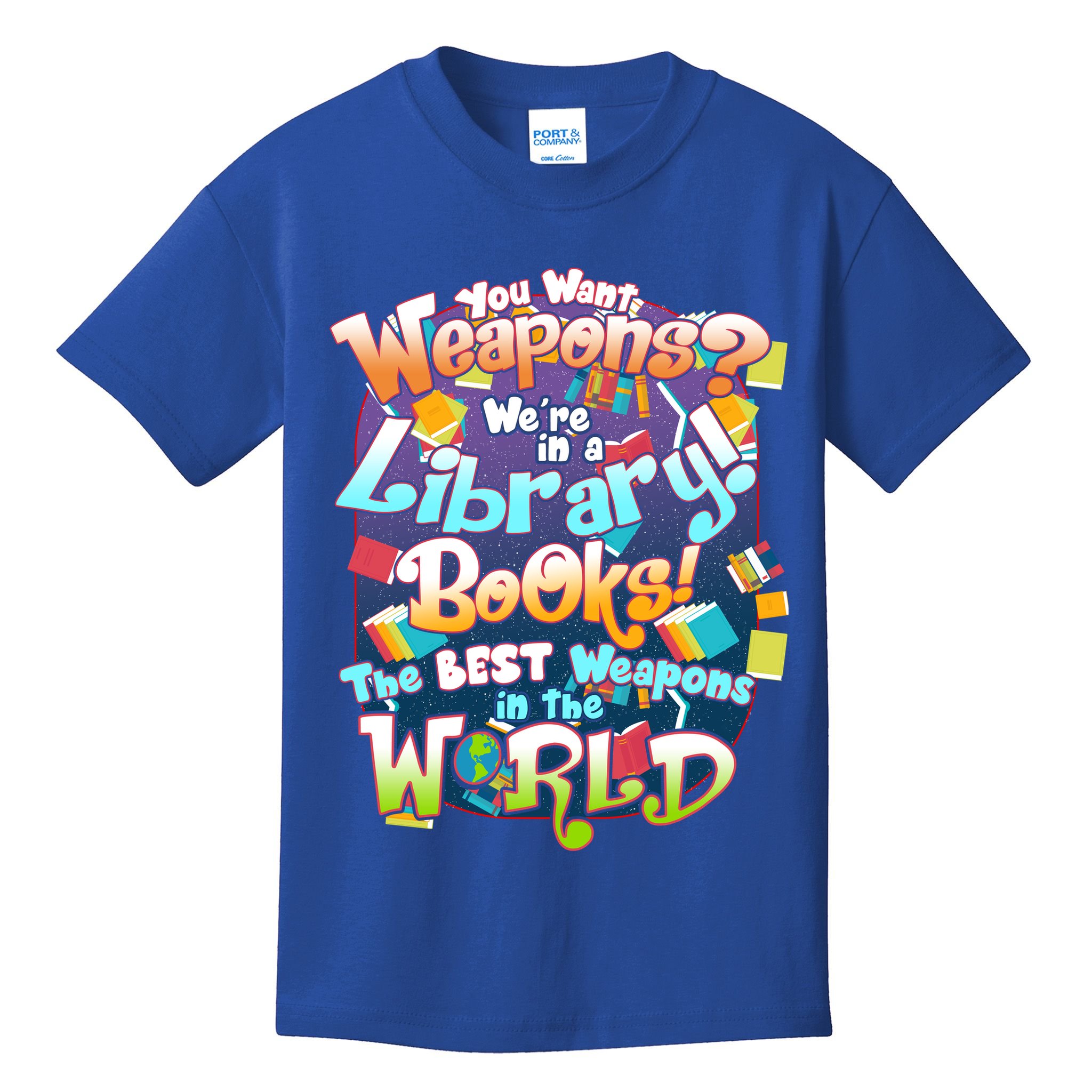 Books The Best Weapons In The  World Kids T-Shirt
