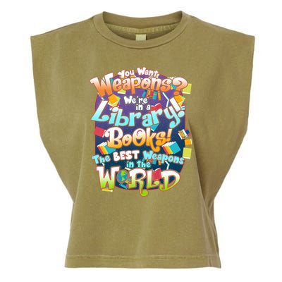 Books The Best Weapons In The  World Garment-Dyed Women's Muscle Tee