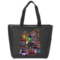 Bookworm Zip Tote Bag