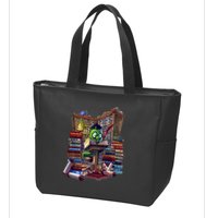 Bookworm Zip Tote Bag