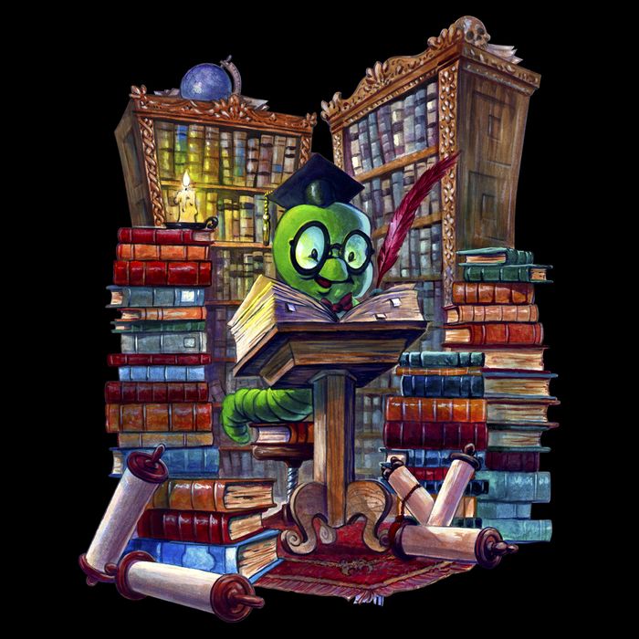Bookworm Zip Tote Bag