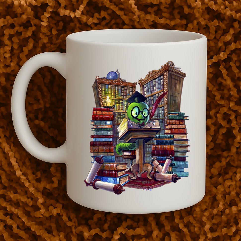 Bookworm Mug