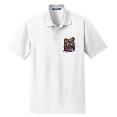 Bookworm Dry Zone Grid Polo