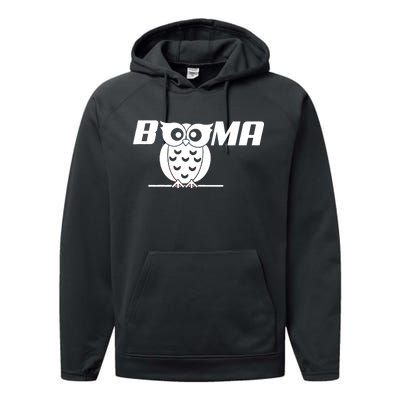 Booma Owl Performance Fleece Hoodie