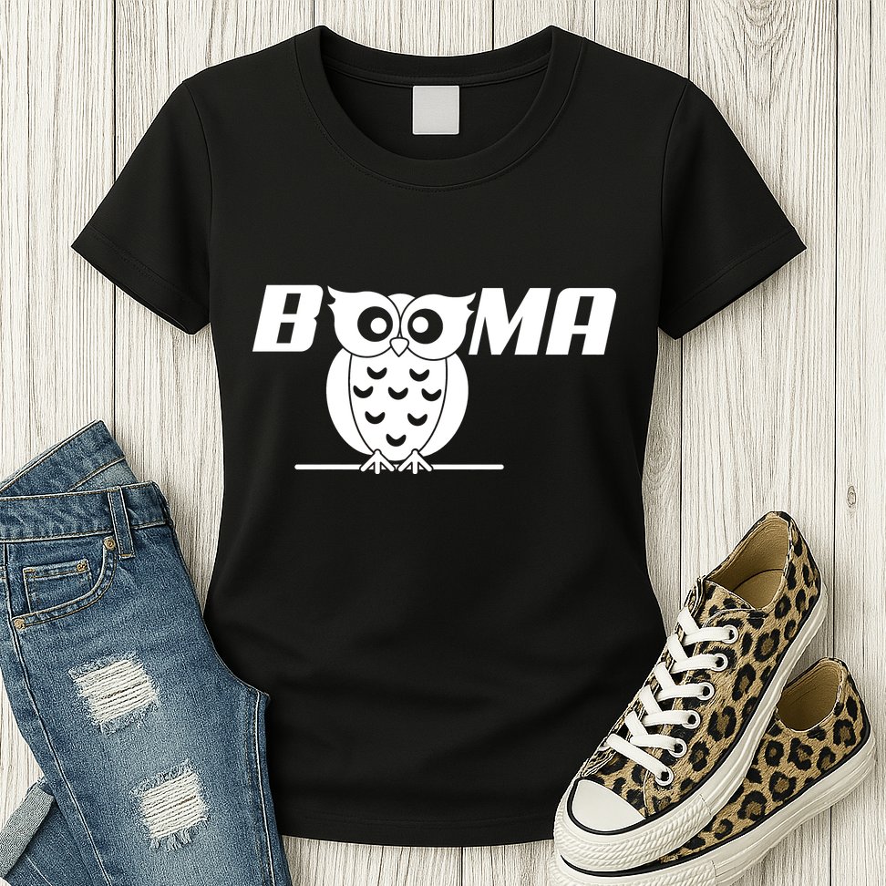 Booma Owl Womens T-Shirt