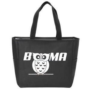 Booma Owl Zip Tote Bag