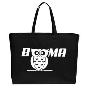 Booma Owl Cotton Canvas Jumbo Tote