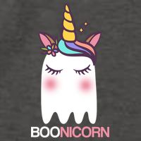 Boonicorn Halloween Unicorn Ghost Vector Backpack