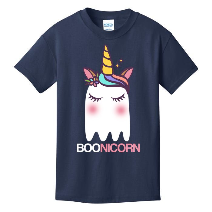Boonicorn Halloween Unicorn Ghost Kids T-Shirt