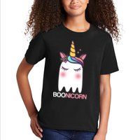 Boonicorn Halloween Unicorn Ghost Kids T-Shirt