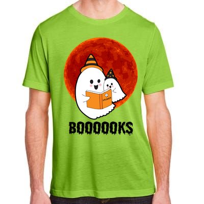 Boooooks Funny Cute Halloween Book Adult ChromaSoft Performance T-Shirt