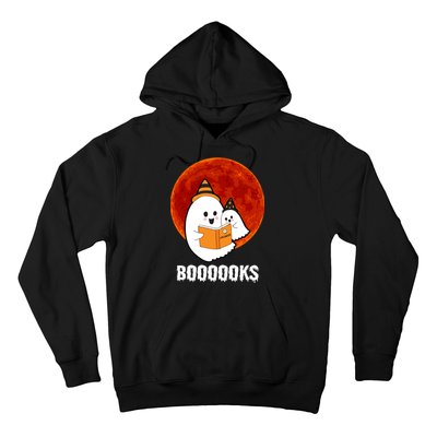 Boooooks Funny Cute Halloween Book Hoodie