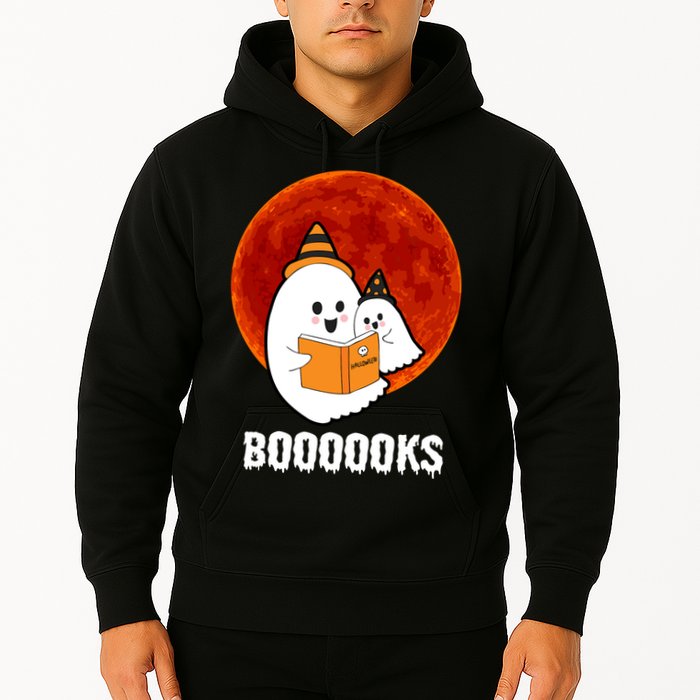 Boooooks Funny Cute Halloween Book Hoodie