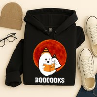 Boooooks Funny Cute Halloween Book Hoodie