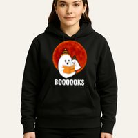 Boooooks Funny Cute Halloween Book Hoodie