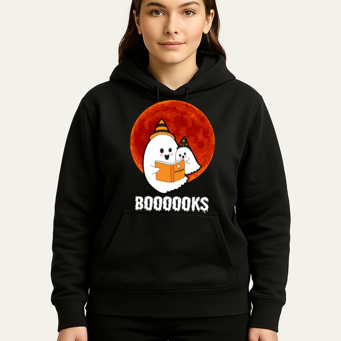 Boooooks Funny Cute Halloween Book Hoodie