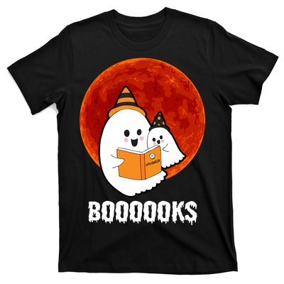 Boooooks Funny Cute Halloween Book T-Shirt