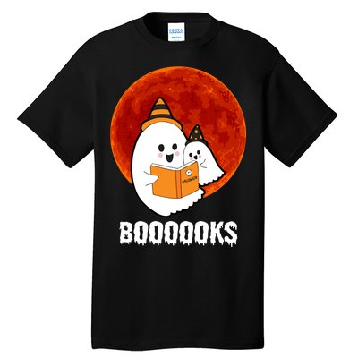 Boooooks Funny Cute Halloween Book Tall T-Shirt