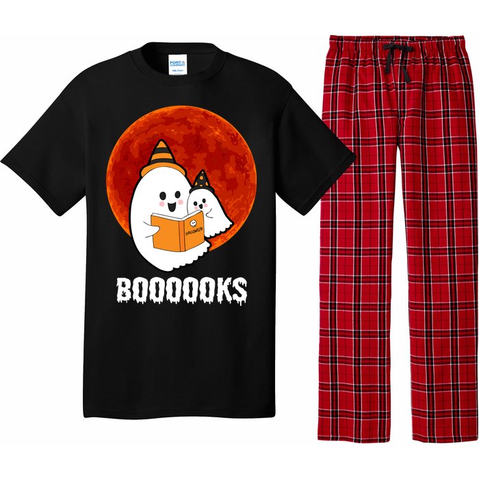 Boooooks Funny Cute Halloween Book Pajama Set