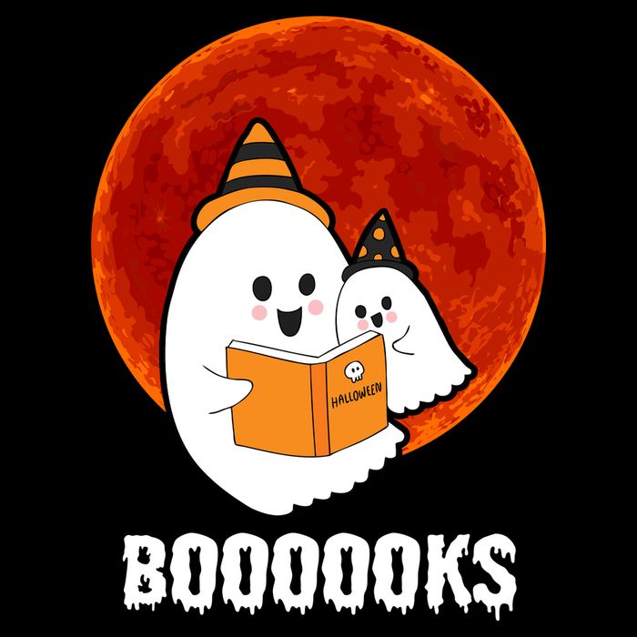 Boooooks Funny Cute Halloween Book 16 in Basic Backpack